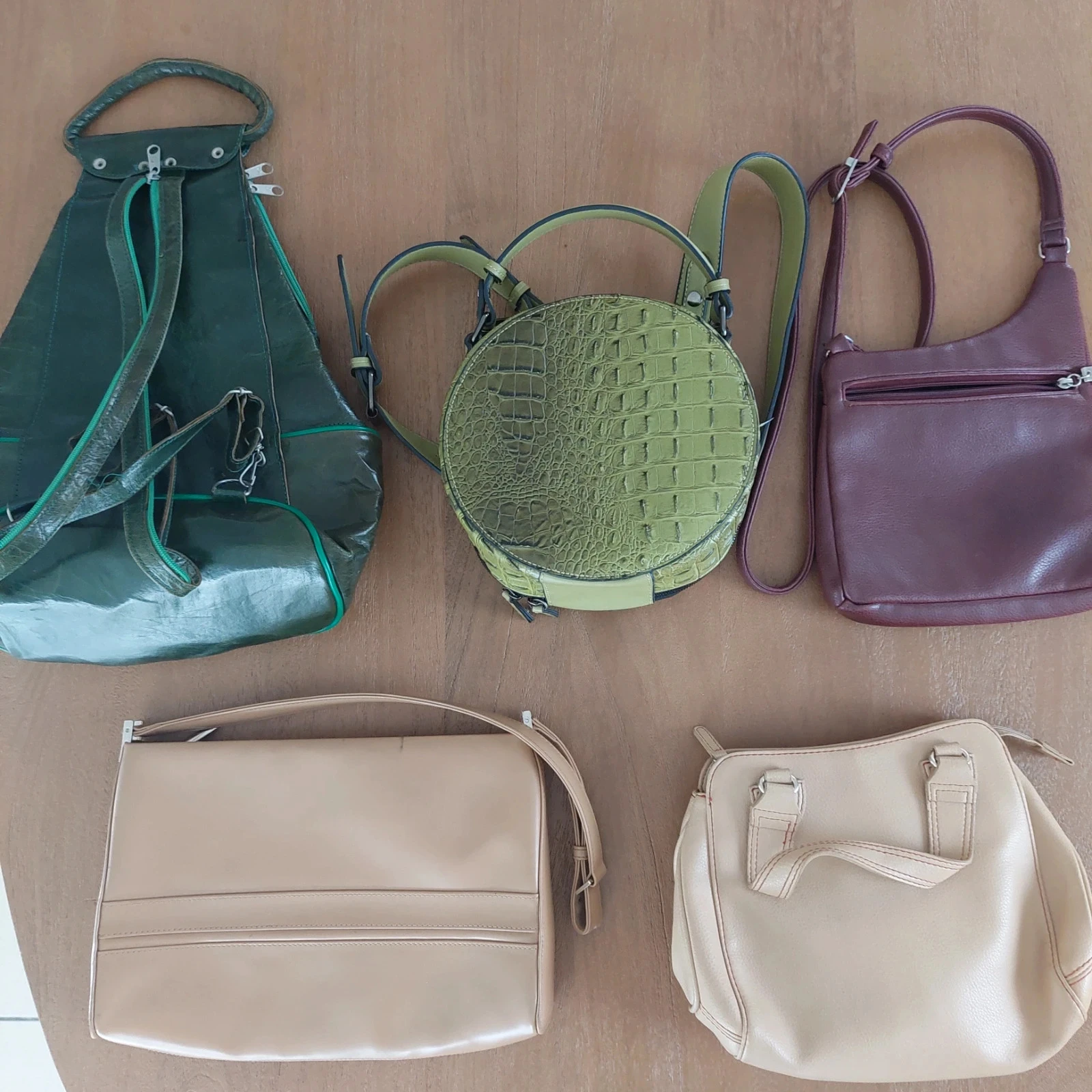 Lot de 5 sacs à main et sac à dos (Esprit, BOGI, H&D) – photo 2